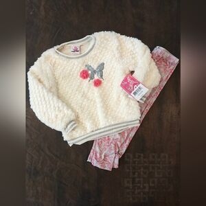 NWT Real Love Toddler Girls 2 Piece Butterfly Set Size 4